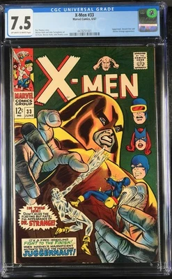 X-Men #33 CGC 7.5 High Grade Classic Juggernaut Cover Key Silver Age Marvel 1967 - Image 1 of 2