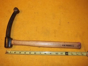 VINTAGE CORNWELL SH55390 LONG CURVED BLACKSMITH AUTO BODY FENDER BUMPING HAMMER - Picture 1 of 6