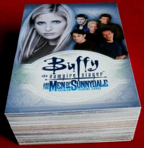 BUFFY THE VAMPIRE SLAYER: MEN OF SUNNYDALE - Complete Base Set (81 Cards) - 2005 - Picture 1 of 12