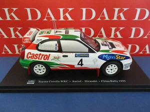Die cast 1/24 Modellino Auto Toyota Corolla WRC Rally China 1999 D. Auriol - Foto 1 di 4