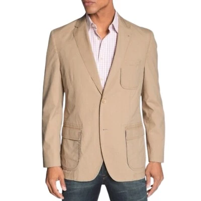 Abrigo deportivo Kroon 46R Harrison lavado mezcla de algodón chaqueta tostada sin estructura Foto 1 de 4