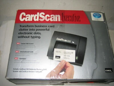 CardScan Executive 500 Business Card Reader Scanner Portable - Image 1 of 4