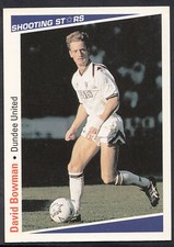 Merlin Football 1991-92 Shooting Stars Card - No 382 - Dundee Utd - David Bowman