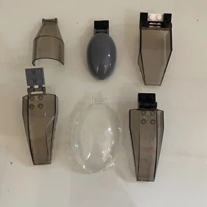 6x lot LEGO Translucent Clear Bubble Round Windscreen airplane spaceship glass - Picture 1 of 2