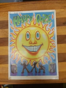 Happydaze At Monroes Southend - A4 Rave Flyer '93 - Picture 1 of 6
