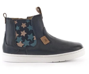 Stivaletti Startrite ragazzo stile Chelsea Energy in pelle navy - Foto 1 di 4