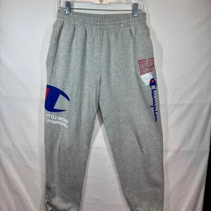 Champion Graphic Joggers Behind The Label Athletic Sweatpants Gray Mens Sz Small - Picture 1 of 17