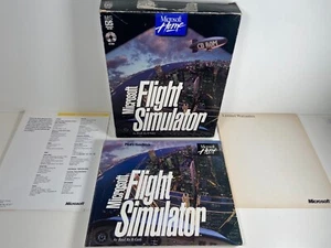 Microsoft Flight Simulator Version 5.1 Pilot's Handbook Manual & Box ONLY - Picture 1 of 7