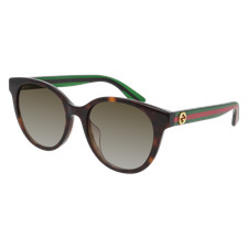 round frame gucci glasses