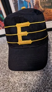 Cappello Cadetto Skateboard Vintage Anni '90 Elemento S/M Nero Giallo Ricamato Logo - Foto 1 di 12