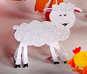 Troquel grande Sizzix Sheep #3 originales #A11209 venta al por menor $18,99 cortes de tela, ¡TAN DIVERTIDO!! - Imagen 1 de 4