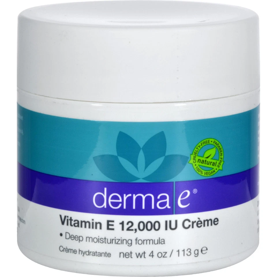 Derma-E - Vitamin E Creme 12000 IU - 4 oz. Deep Moisturizer
