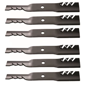 6Pk 96-306 Blades For 54" John Deere M114582, M115329, M115496, M135590, M76467 - Picture 1 of 1