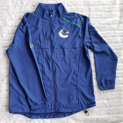 Fanatics Vancouver Canucks Authentic Pro Rinkside Anorak Jacket Size Men's 2XL  - Image 1 of 4