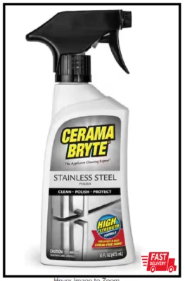 Cerama Bryte Stainless Steel Cleaning Polish and Conditioner 16 Oz.  - Image 1 of 2
