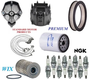 Tune Up Kit Filters Cap Wire Spark Plugs For CADILLAC DEVILLE V8 6.0L 1981 - Picture 1 of 1