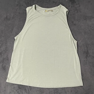 Camiseta sin mangas Zella para mujer atlética muscular talla L verde salvia entrenamiento atletismo Foto 1 de 4