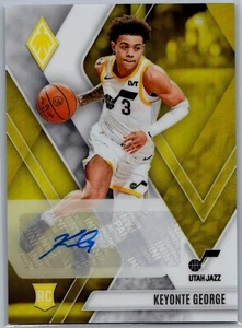 2023-24 Panini Phoenix #PRA-KYG Keyonte George Yellow RC Auto /35 Utah Jazz - Bild 1 von 2