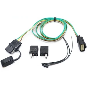 Arnés de cableado de vehículo con conector de remolque plano de 4 polos para equinoccio; terreno - Imagen 1 de 6