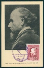 AUSTRIA MK 1948 AMERLING PORTRÄTIST KUNST MAXIMUMKARTE MAXIMUM CARD MC CM ah33