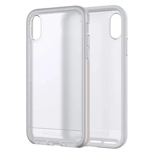 Tech21 Evo Elite Tough Rugged Rear Case Cover for iPhone X & XS - Silver - Picture 1 of 10