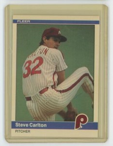 1984 FLEER STEVE CARLTON . PHILADELPHIA PHILLIES #25