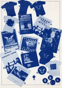 Paul McCartney Wings Fun Club Offers Sheet (UK) - Bild 1 von 2