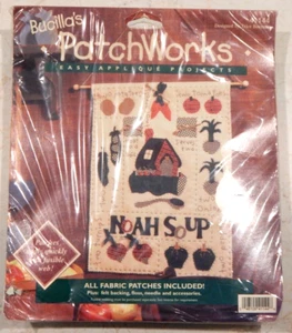 New Bucilla Patchwork Applique Project "NOAH SOUP" #41144 Farm Vegetables Plaid - Bild 1 von 3