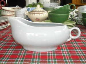 Bailarina de cerámica universal vintage GRIS 8" Gravy Boat ~ - Imagen 1 de 4
