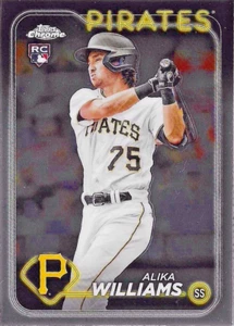 Alika Williams RC PIRATES 2024 Topps Chrome #34 - Picture 1 of 3