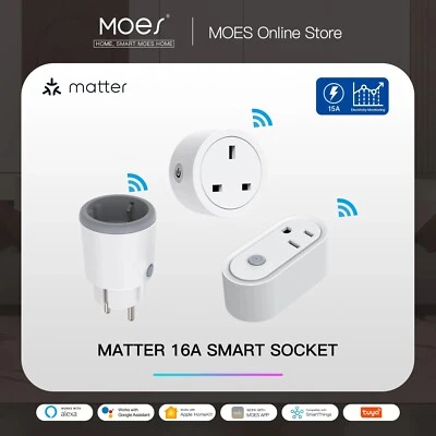 Smart Plug Wifi Socket 15A/16A Timer Power Monitor for Google Home Alexa AUK - Image 1 of 4