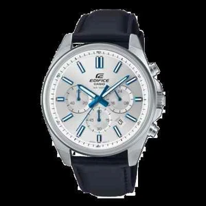 CASIO EDIFICE EFV-650L-7A Quartz Mobile link Stainless Steel Leather - Picture 1 of 1