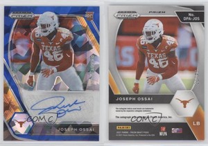 2021 Panini Prizm Draft Picks Blue Ice /75 Joseph Ossai #DPA-JOS Rookie Auto RC