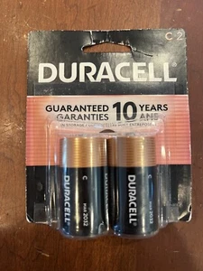Duracell C 2 Pack Coppertop Alkaline Batteries - Picture 1 of 1