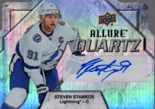 2019-20 Upper Deck Allure Quartz Auto #AQSS Steven Stamkos B - NM-MT