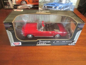 MotorMax 1964 1/2 Ford Mustang 1/18 Premium Diecast Collection Car RED - NEW! - Picture 1 of 11