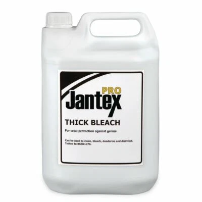 Jantex Professional Pro Thick Bleach - Contents - 1 x 5Ltr Advanced Formula