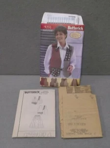 BUTTERICK PATTERN 5231 UNCUT 1990s Miss Size S - XL Shirley Stevenson SKIRT VEST - Picture 1 of 4
