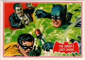 Batman 1989 Topps (1966 Deluxe Reissue Edition) Card #26A The Joker's Last Laugh - Picture 1 of 2