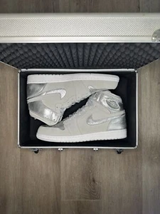 Size 15 - Air Jordan 1 Retro Silver High 25th Anniversary - Picture 1 of 4