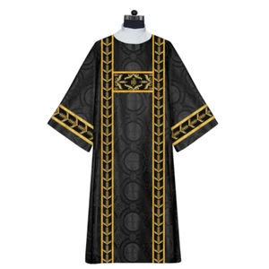 Traditional Deacon Dalmatic with Trims - Liturgical Church Vestment - Picture 1 of 8