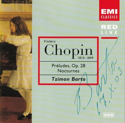 TZIMON BARTO - CHOPIN / PRÈLUDES OP 28 (SIGNIERT/AUTOGRAMM/RED LINE) 1 CD *TOP!* - Bild 1 von 3