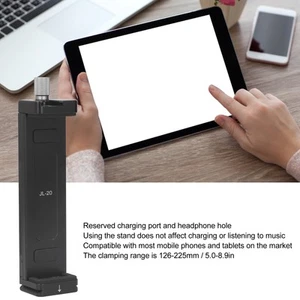 Tablet Phone Tripod Holder Mount Universal Tripod Mount Adapter With Cold AM - Afbeelding 1 van 23