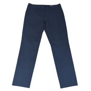 Mizzen+Main Mens Baron Trim Performance Dress Pants 32x30 Navy Blue - Picture 1 of 6
