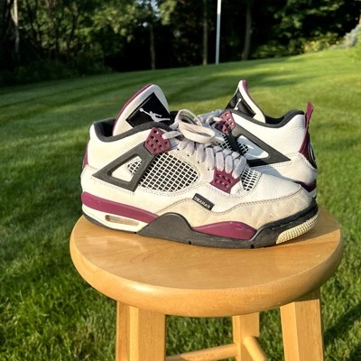 Nike Paris Saint-Germain x Air Jordan 4 Retro Burdeos - Talla 8.5 - Se envía ahora Foto 1 de 4