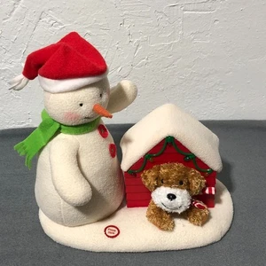 Hallmark 2011 Jingle Pals Deck The Halls Dúo Muñeco de Nieve Perro Animado Canto VIDEO - Imagen 1 de 8