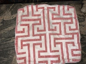 JUEGO DE (3) FUNDAS DE ALMOHADA THIBAUT MING TRAIL ~ ROJO/ROSA ~ COLECCIÓN DINASTÍA - Imagen 1 de 3