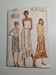 VOGUE 7744 Skirt Sewing Pattern sz 14-18, Uncut - Picture 1 of 3