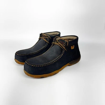 Twisted X Men's Chukku Driving Moc Alloy Toe Boots Size 8M Dark Gray - Image 1 of 4