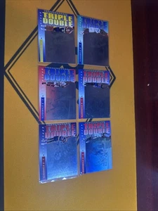 6 93-94 Upper Deck Triple Double Lot - Bild 1 von 6